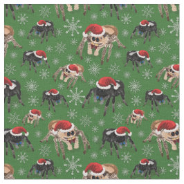 Tecido Regal Jumping Spider Phiddipus Regius Holiday Moss