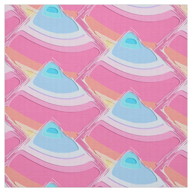 Tecido Regenbogen abstraktes Stoffmuster (Modelo)