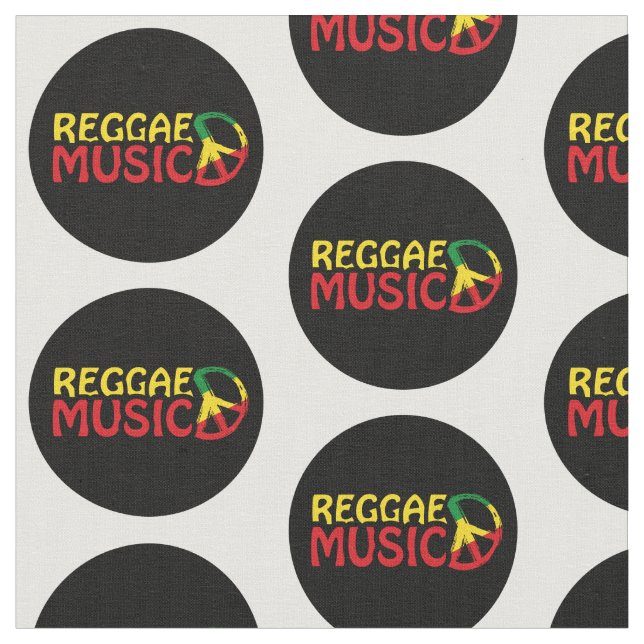Tecido reggae design com símbolo de paz (Detalhe)