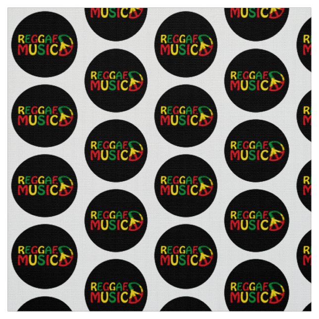 Tecido Reggae Music design, reggae art (Modelo)