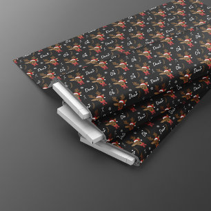 Tecido Reindeer Christmas Oh Deer Sem Olhos Padrão