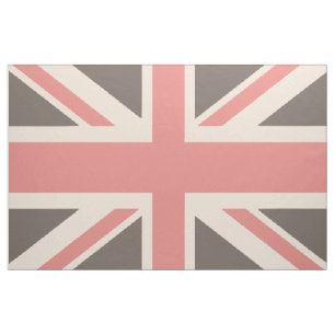 Tecido Reino Unido desbotado Reino Unido Union Jack Flag