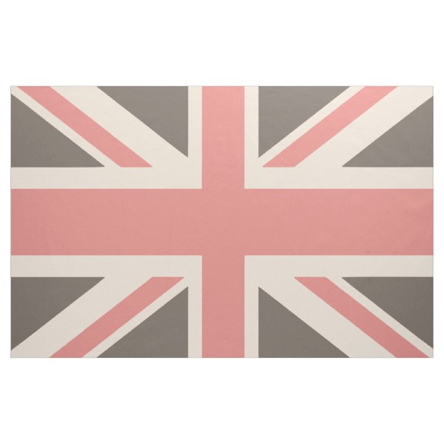 Tecido Reino Unido desbotado Reino Unido Union Jack Flag (Jarda)