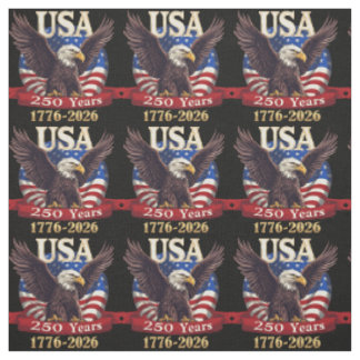 Tecido Relógio América 250 1776-2026 Bandeira Americana Á