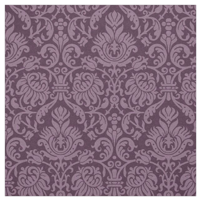 Tecido Renaissance Genoese Damask, EggPlant (Modelo)