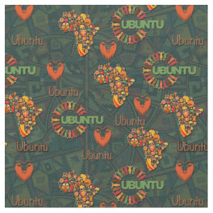 Tecido Repetir Ubuntu de tapeçaria africana