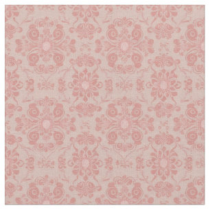 Tecido Repetitivo Vitoriano Rosa Pálido