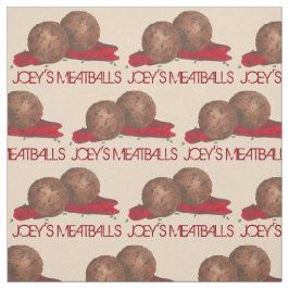 Tecido Restaurante de Comida Italiano para Meatball Perso