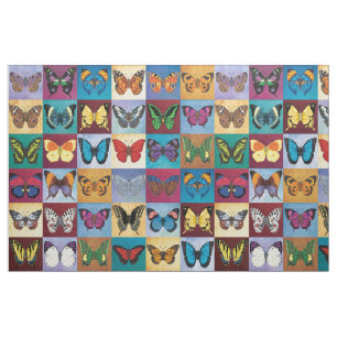 Tecido Retalhos da borboleta