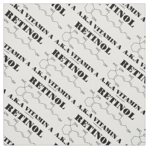 Tecido Retinol A.K.A. Vitamina A Molécula Química