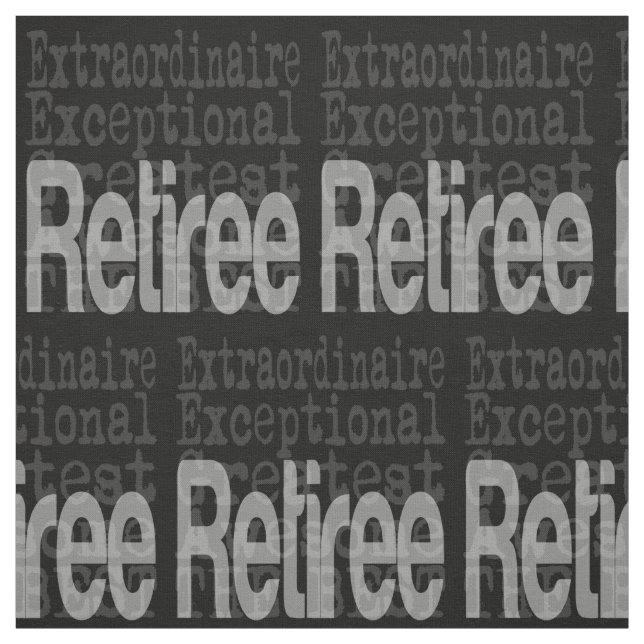 Tecido Retiree Extraordinaire (Modelo)