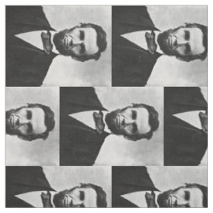 Tecido Retrato de Abraham Lincoln