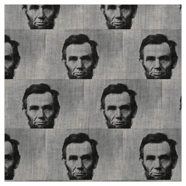 Tecido Retrato de Abraham Lincoln (Modelo)