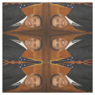Tecido Retrato Oficial Barack Obama