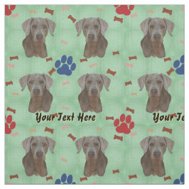 Tecido Retrato Weimaraner