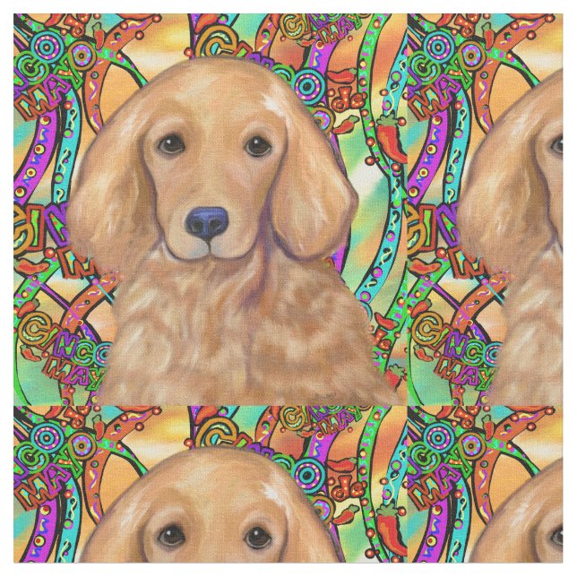 Tecido Retriever de ouro (Detalhe)