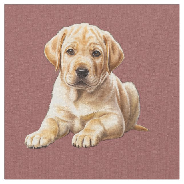 Tecido Retriever Labrador Amarelo (Detalhe)