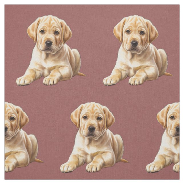 Tecido Retriever Labrador Amarelo (Modelo)