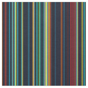 Tecido retro da listra do verde do marrom azul do