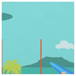 Tecido retro do gajo do surfista