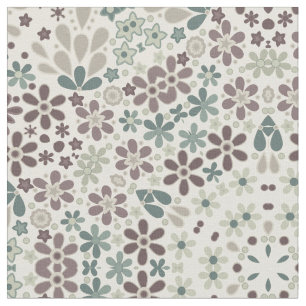 Tecido Retro, floral