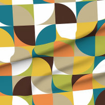 retro mod quadrados mostarda branca mostarda verde