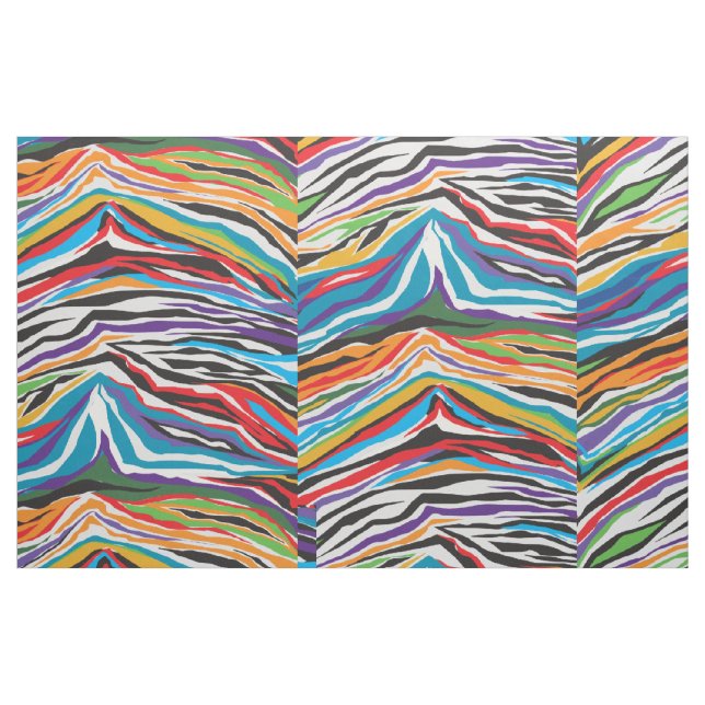 Tecido Retro Psicodélico (Fat Quarter)