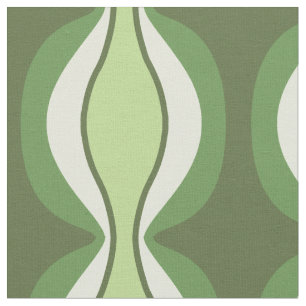 Tecido retro verde da missão