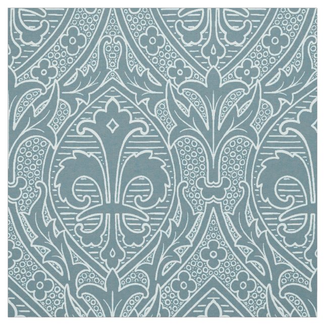 Tecido Revival Gótico Fleur de Lys - Chuva (Modelo)