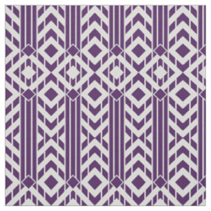 Tecido rico Roxo e Cinza Grelha Grelha de Grelha