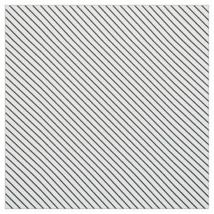 Tecido Riscas diagonais - branco e preto