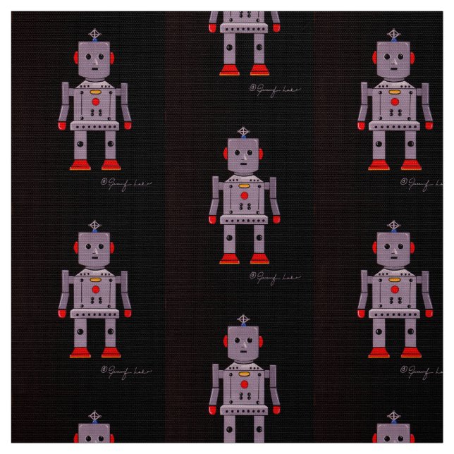 Tecido Robby o Robô (Modelo)