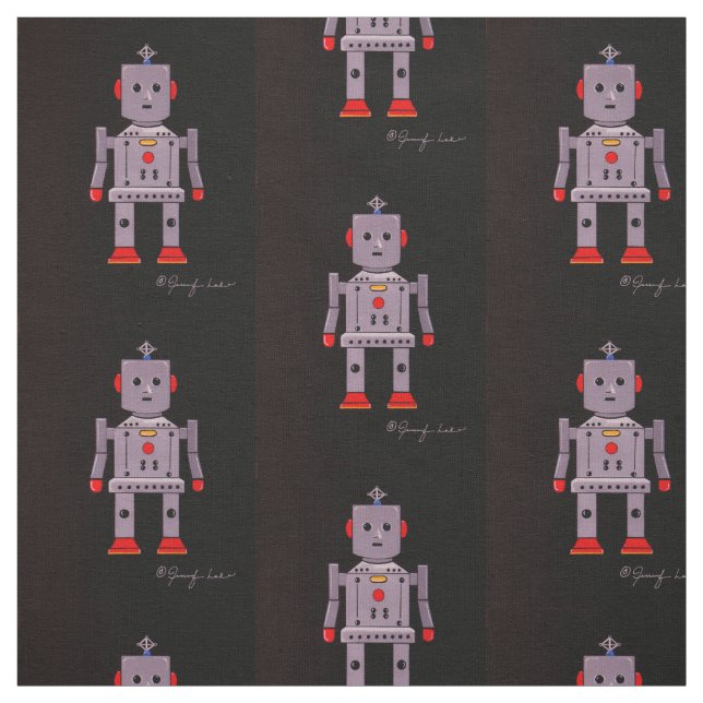 Tecido Robby the Robot (Modelo)