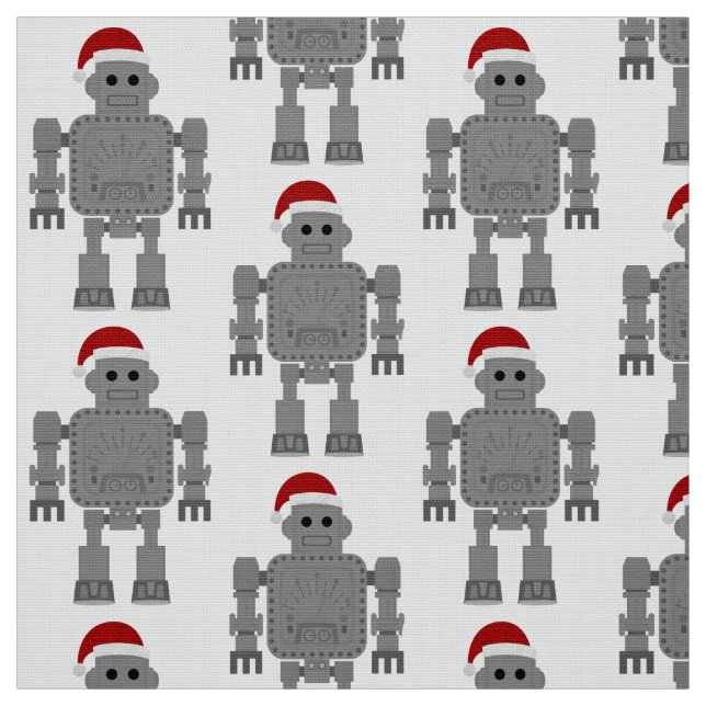 Tecido robô natal santa claus (Modelo)