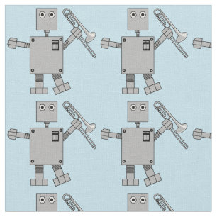 Tecido Robô Trombone