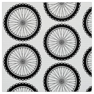 Tecido Roda do Mountain bike - preto