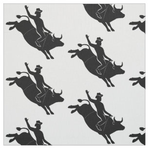 Tecido Rodeio: Cavaleiro de Bull