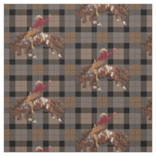 Tecido Rodeo Cowboy-Bronco Busting Western