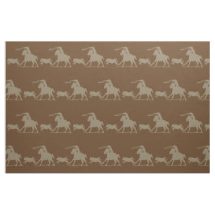 Tecido Rodeo Ocidental - Calf Cowboy Roping