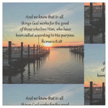 ROMANS 8:28 SUNSET PHOTO DESIGN