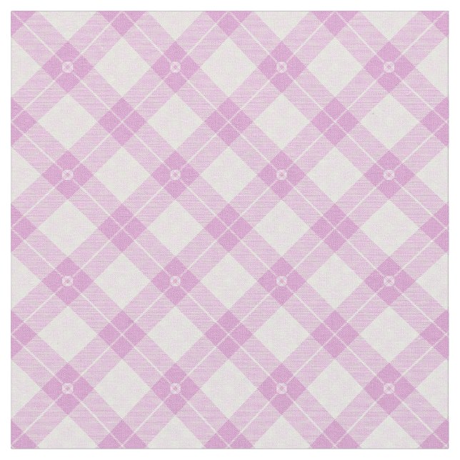 Tecido Rosa claro de Padrão Simples Xadrez Nursereria de  (Detalhe)