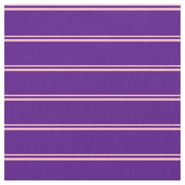 Tecido Rosa claro e Padrão Corado de Indigo de Stripes (Detalhe)