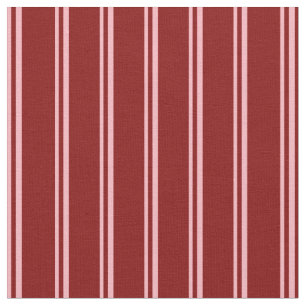Tecido rosa claro e padrão estriado/riscado de marrom