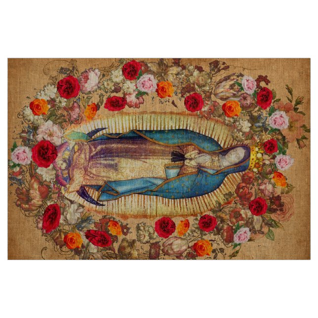 Tecido Rosa de Nossa Senhora de Guadalupe 206 (Fat Quarter)