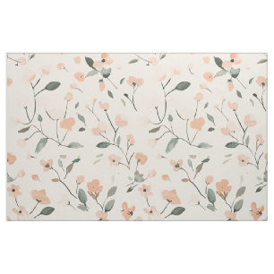 Tecido Rosa Desmaiado Flor Silvestre Vintage Boho 70s Flo