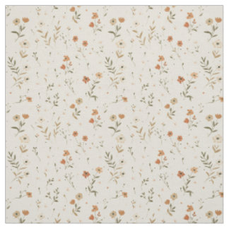 Tecido Rosa Desmaiado Flor Silvestre Vintage Boho 70s Flo