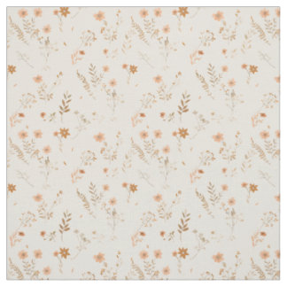 Tecido Rosa Desmaiado Flor Silvestre Vintage Boho 70s Flo