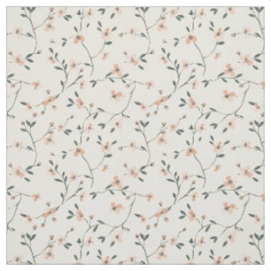 Tecido Rosa Desmaiado Flor Silvestre Vintage Boho 70s Flo