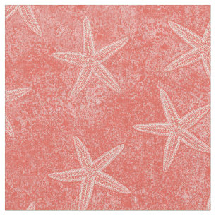 Tecido Rosa do coral da estrela do mar