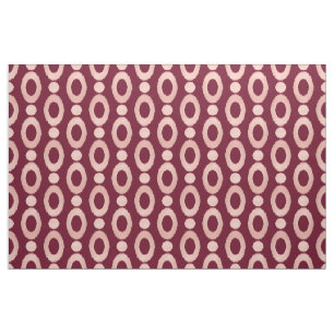 Tecido Rosa Dourado Geométrico Moderno Estampa Ikat Verme